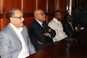 Some of accused persons follows former police commissioner Hussein Ali testimony keenly before Anti-Corruption court on Wednesdays March 8,2017.