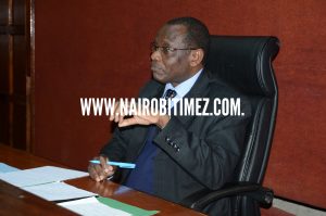 High Court Judge Chacha Mwita who suspended NGOs Coordination Board National Board to to deregister Kenya Human Rights Commission( KHRC) /PHOTO BY S.A.N.