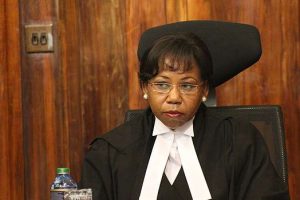 Appellate Court Lady Justice Agnes Murgor who is among two judges who disqualified themselves from NASA case on back up system.